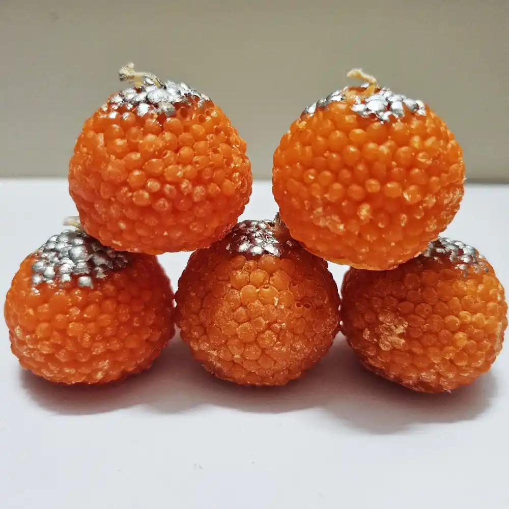 Buy ladoo candles set of 5, festive home decor gift